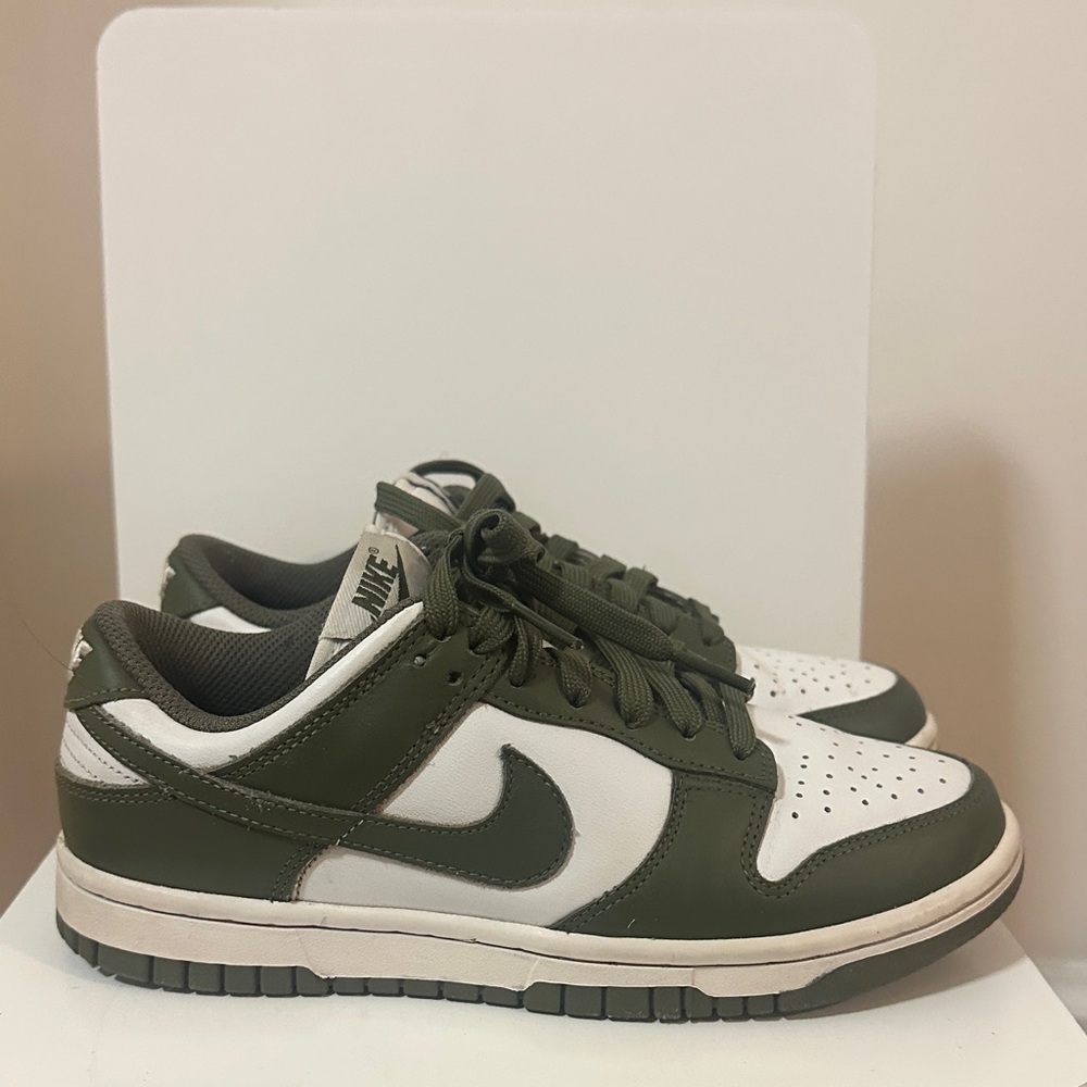 Nike Dunk Low Olive & White Low-Top Sneakers